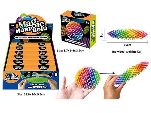 MAGIC MORPHOID - MEDUIM (150mmX 30MM) - RAINBOW - Blueberry Express MAGIC MORPHOID - MEDUIM (150mmX 30MM) - RAINBOW