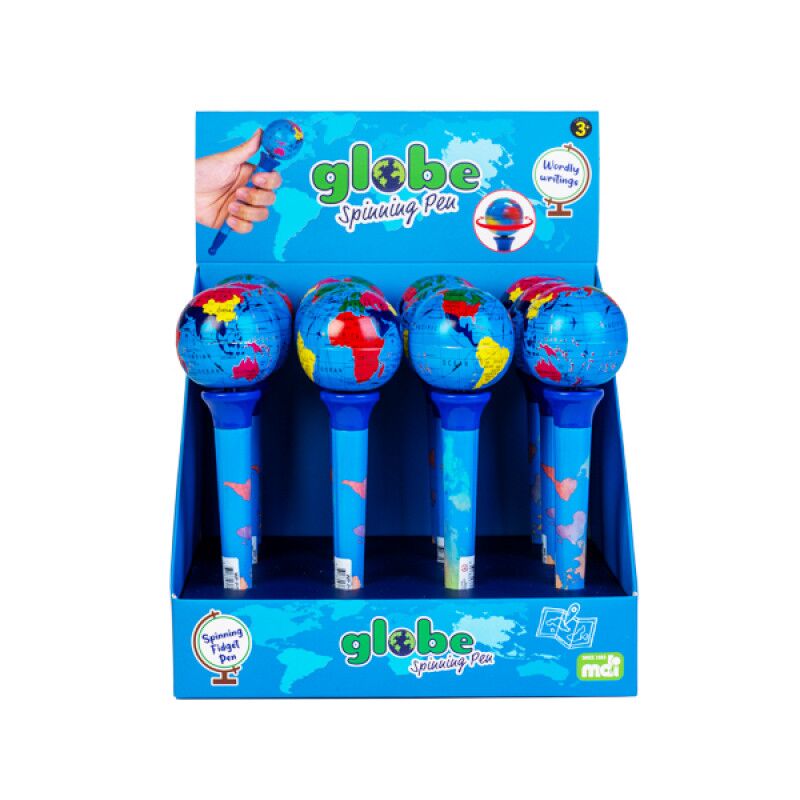 Spinning Globe Pen - Blueberry Express Spinning Globe Pen