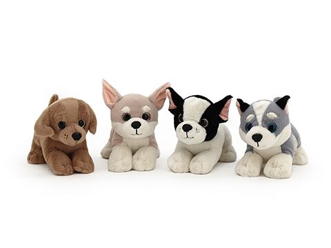 PLUSH - 20CM LYING DOG (4 ASSTD) - Blueberry Express PLUSH - 20CM LYING DOG (4 ASSTD)
