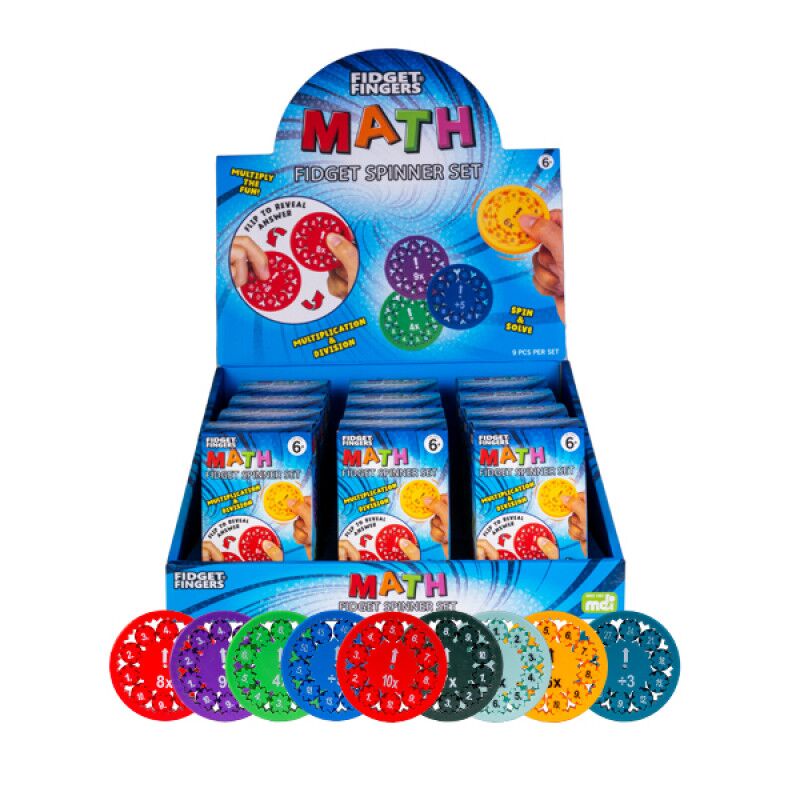 Math Fidget Spinner - Blueberry Express Math Fidget Spinner