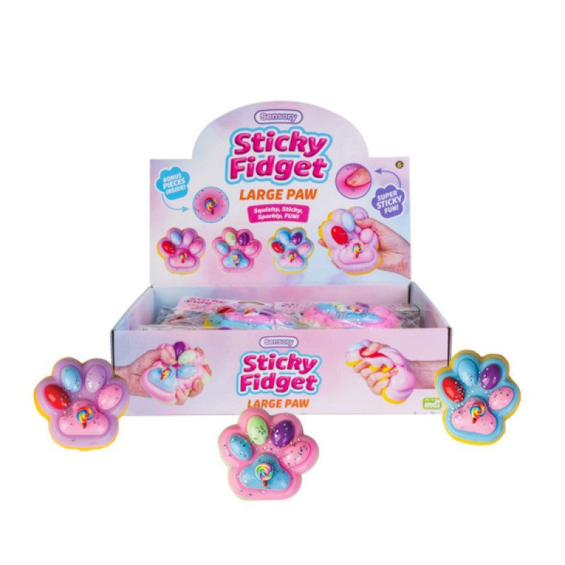 Large Paw Sticky Fidget - Blueberry Express Large Paw Sticky Fidget