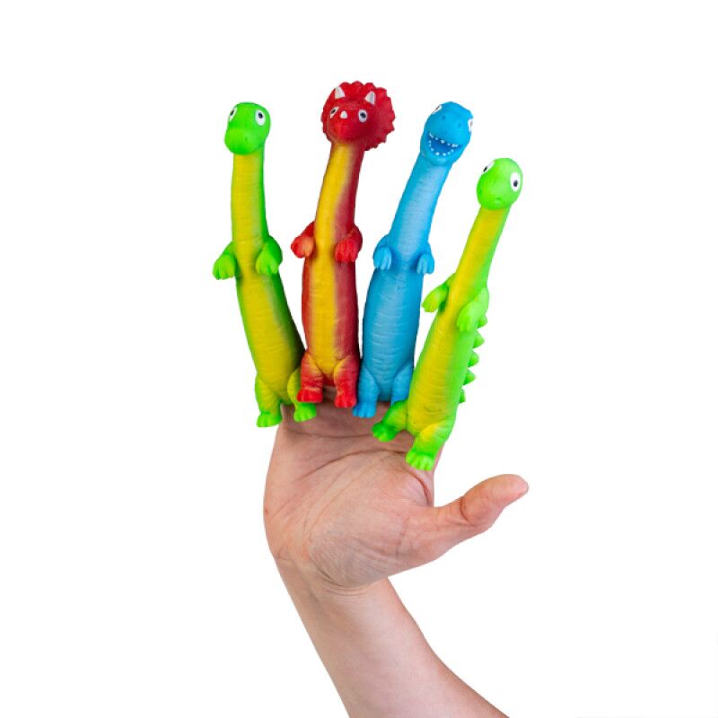 Dino Wiggly Finger Puppet - Blueberry Express Dino Wiggly Finger Puppet - Image 3